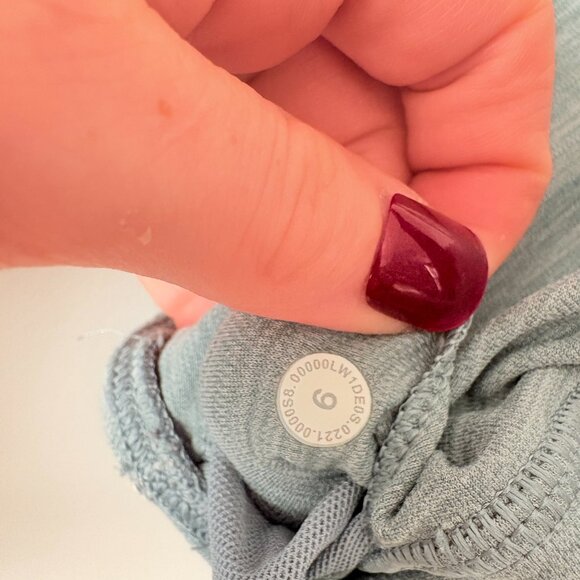 Lululemon Align Tank Top Heathered Tidewater Teal Size 6 - Picture 6 of 6